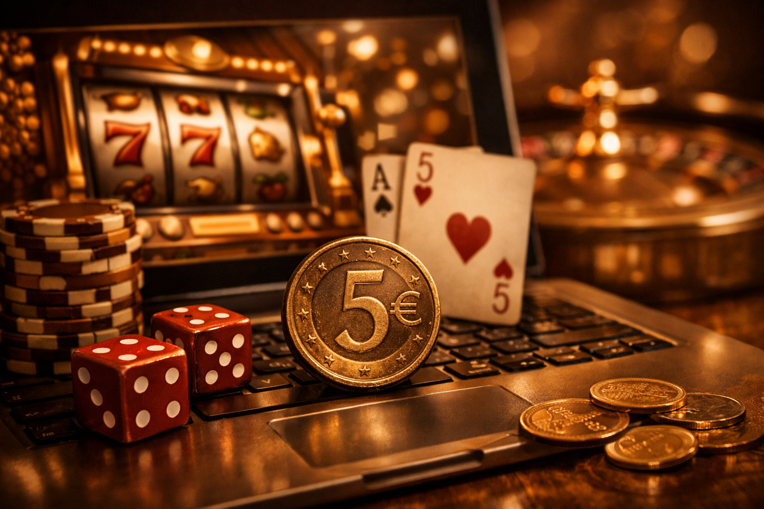 Kasína s vkladom 5 eur